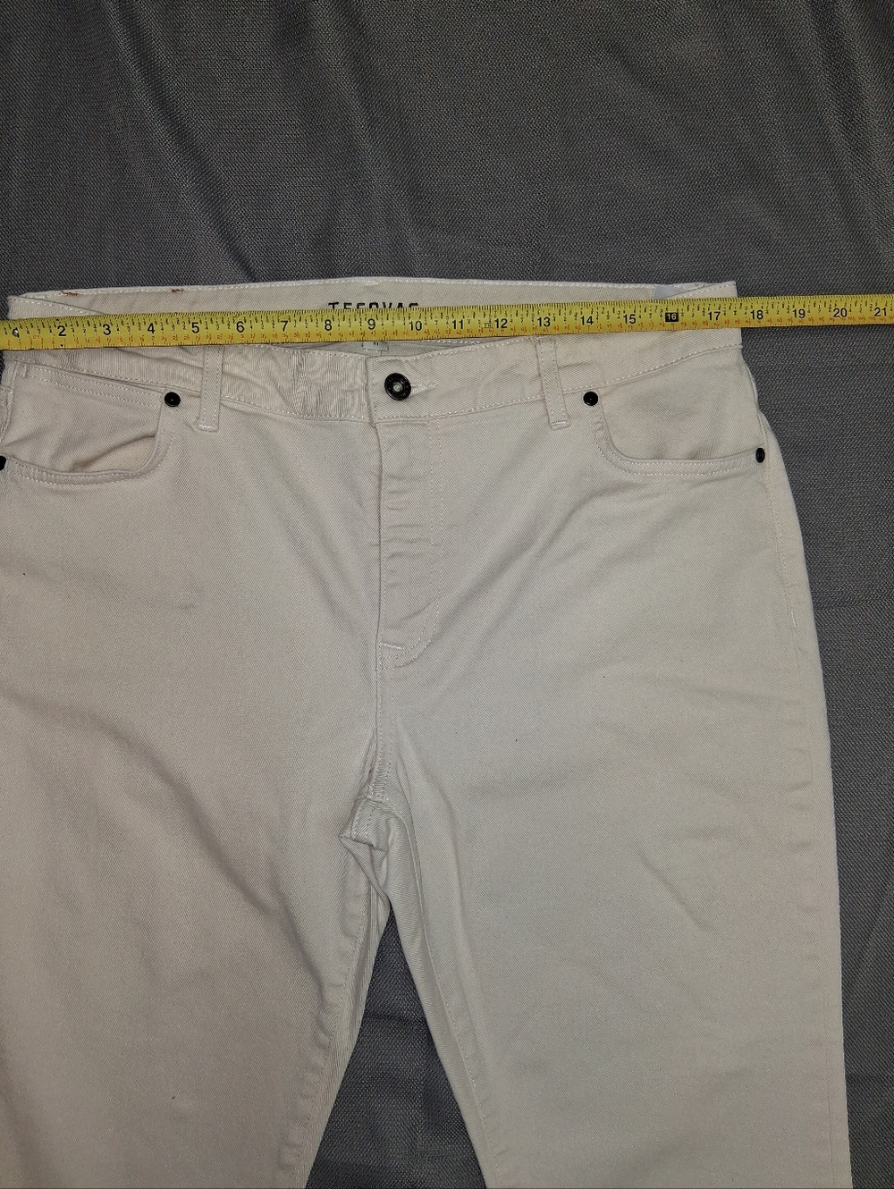 Tecovas Cream Straight-Leg Jeans Size 31 - Picture 13 of 16